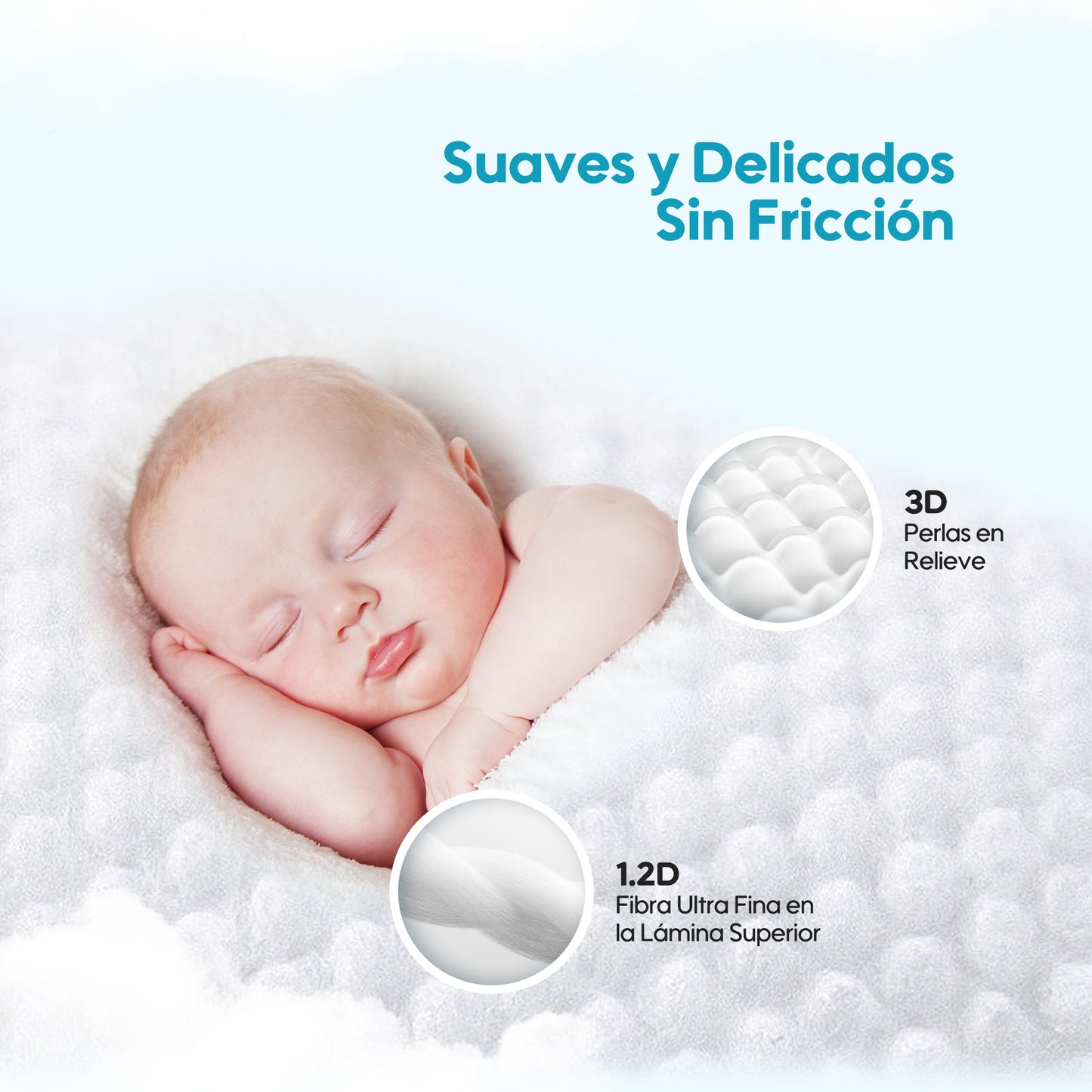 Pañales desechables para bebés Light Feather(NB)