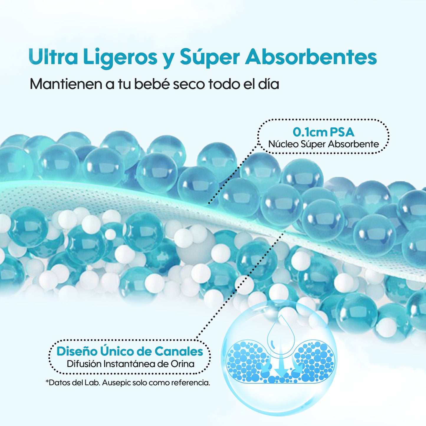 Pañales desechables para bebés Light Feather(NB)