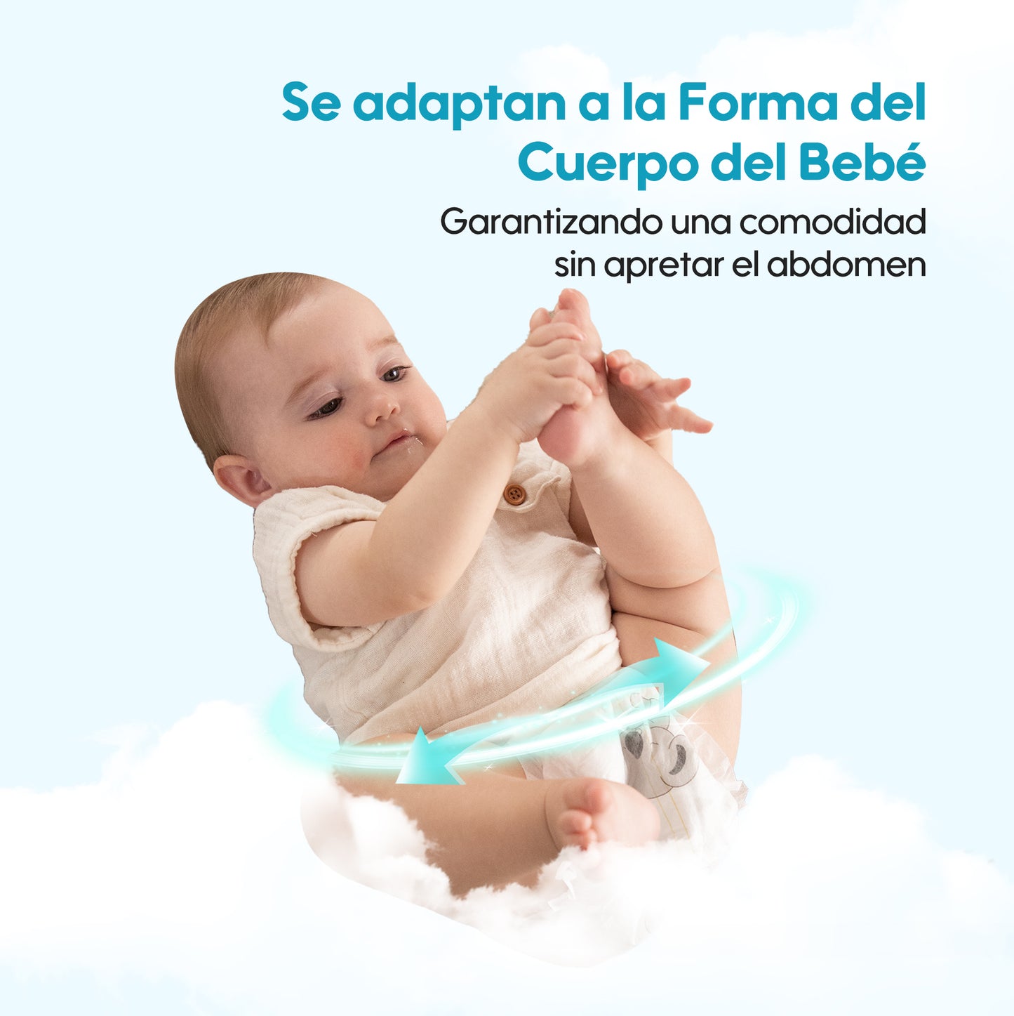 Pañales desechables para bebés Light Feather(NB)