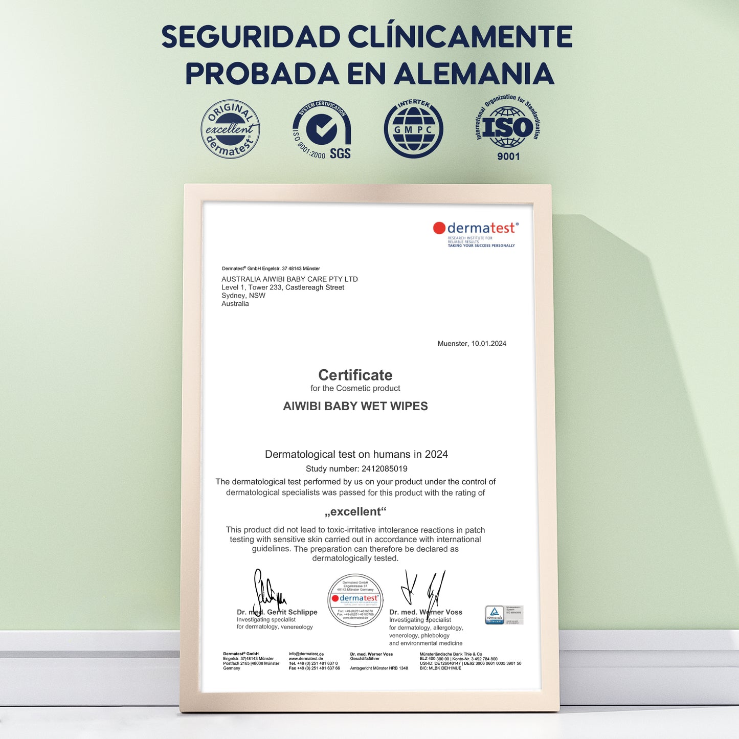 Pañitos húmedos para bebés Gentle Soft 20pcs (Té verde)