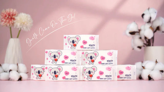 Aiwibi Mini Pack Toallitas Húmedas para Bebé