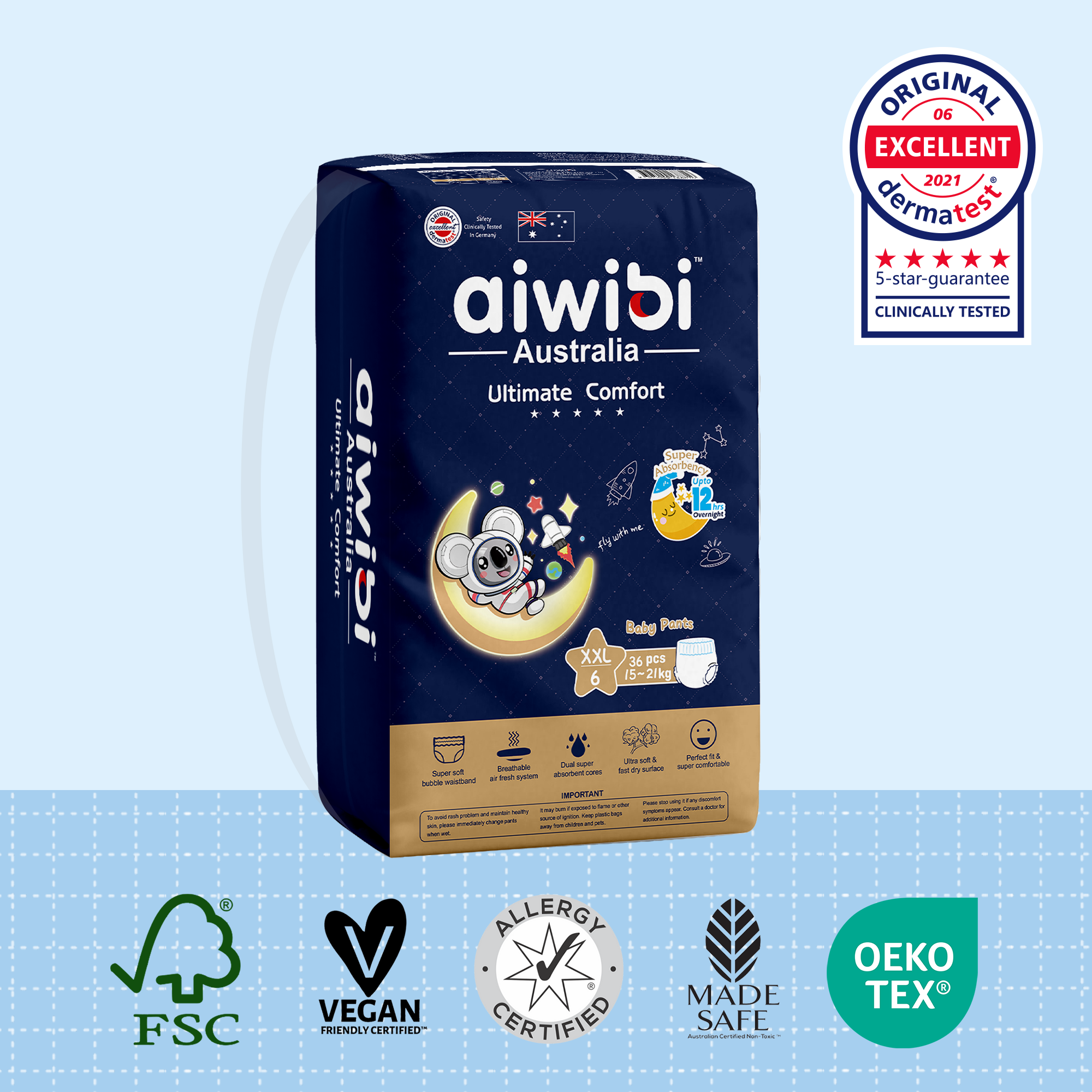 Pantalones desechables para Bebé Ultimate Comfort(XXL)