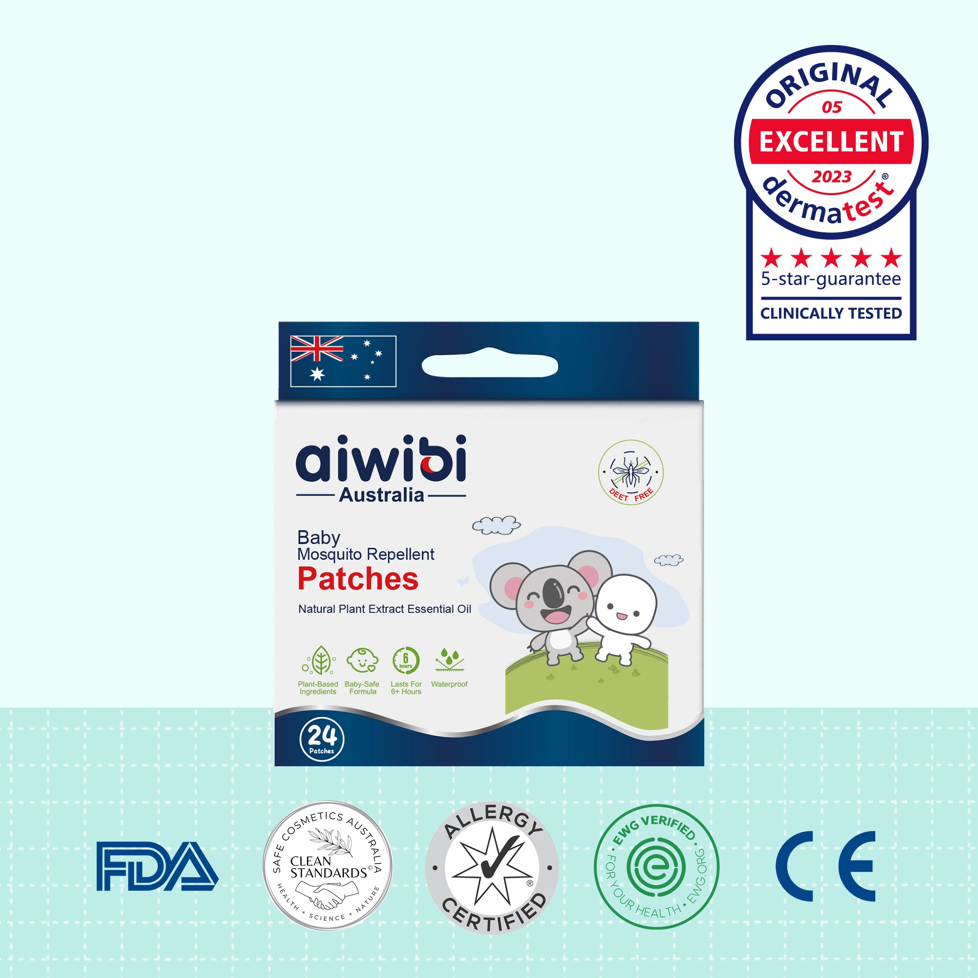 Parches repelentes de mosquitos