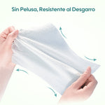 Pañitos húmedos para bebés Gentle Soft 80pcs (Sin Fragancia): Sin Pelusa, Resistente al Desgarro.