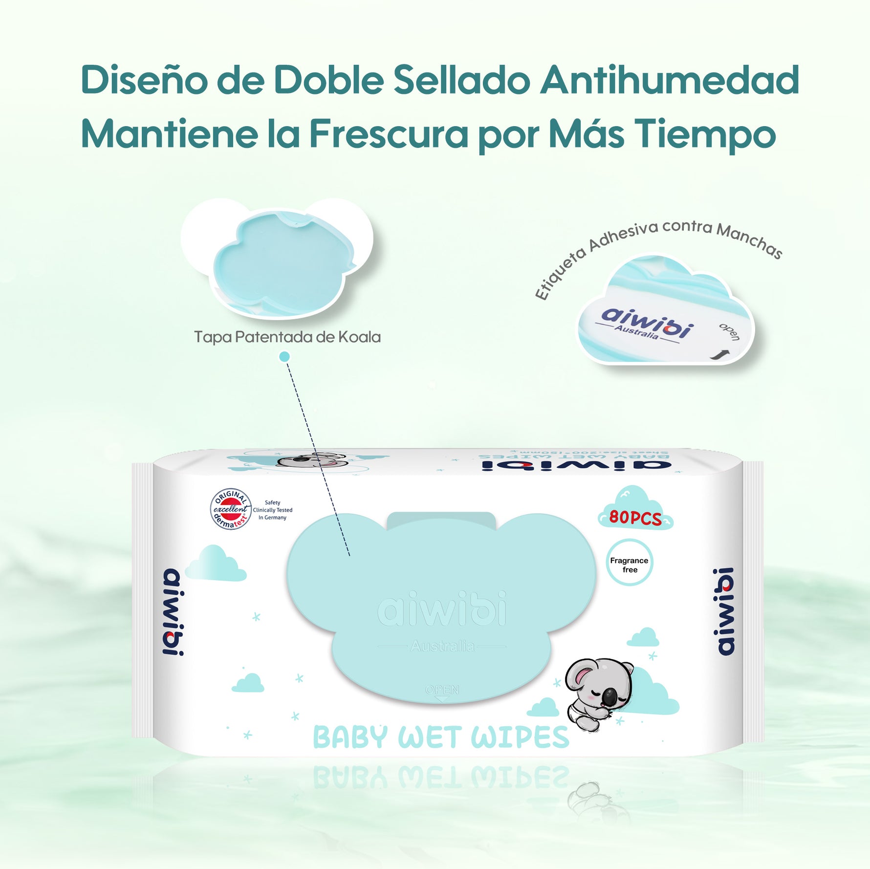 Diseño de Doble Sellado Antihumedad Mantiene la Frescura por Más Tiempo.