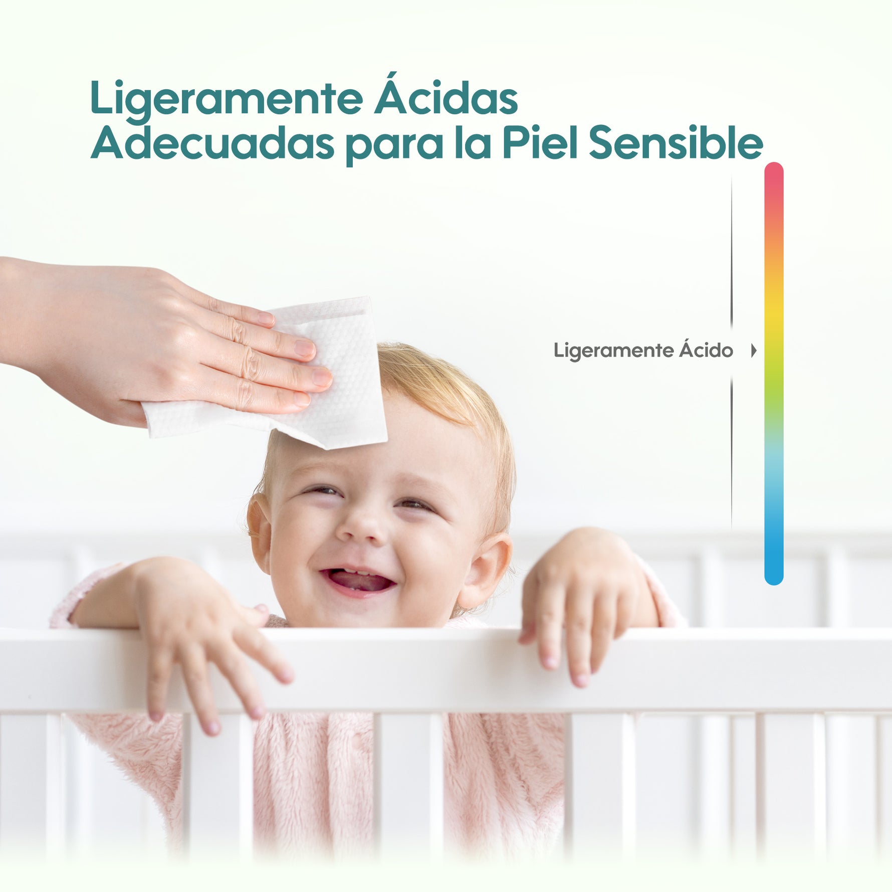 Con un pH suave, las toallitas aIWIBI pueden utilizarse en la delicada piel de los bebés.