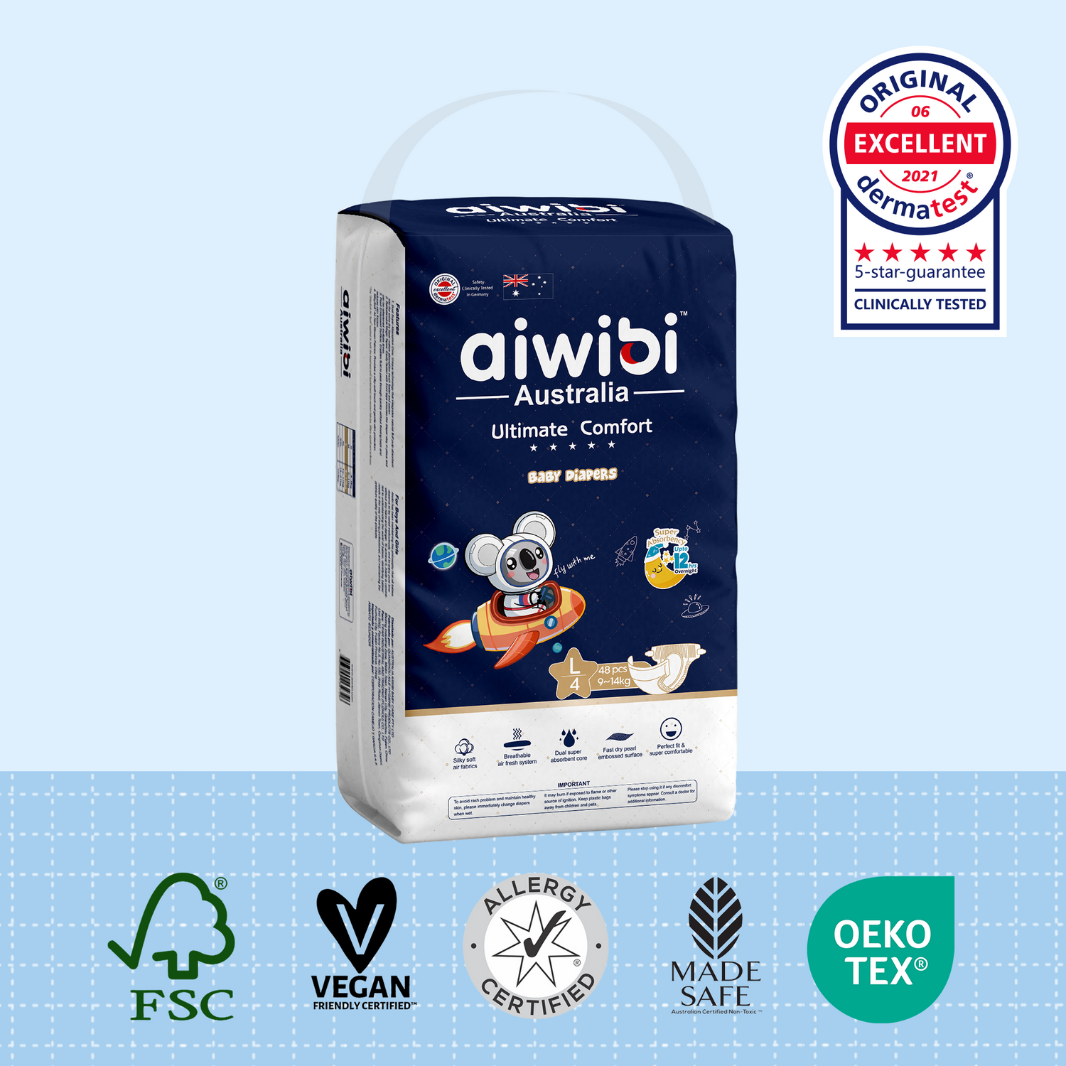 Pañales desechables para bebés Ultimate Comfort(L)