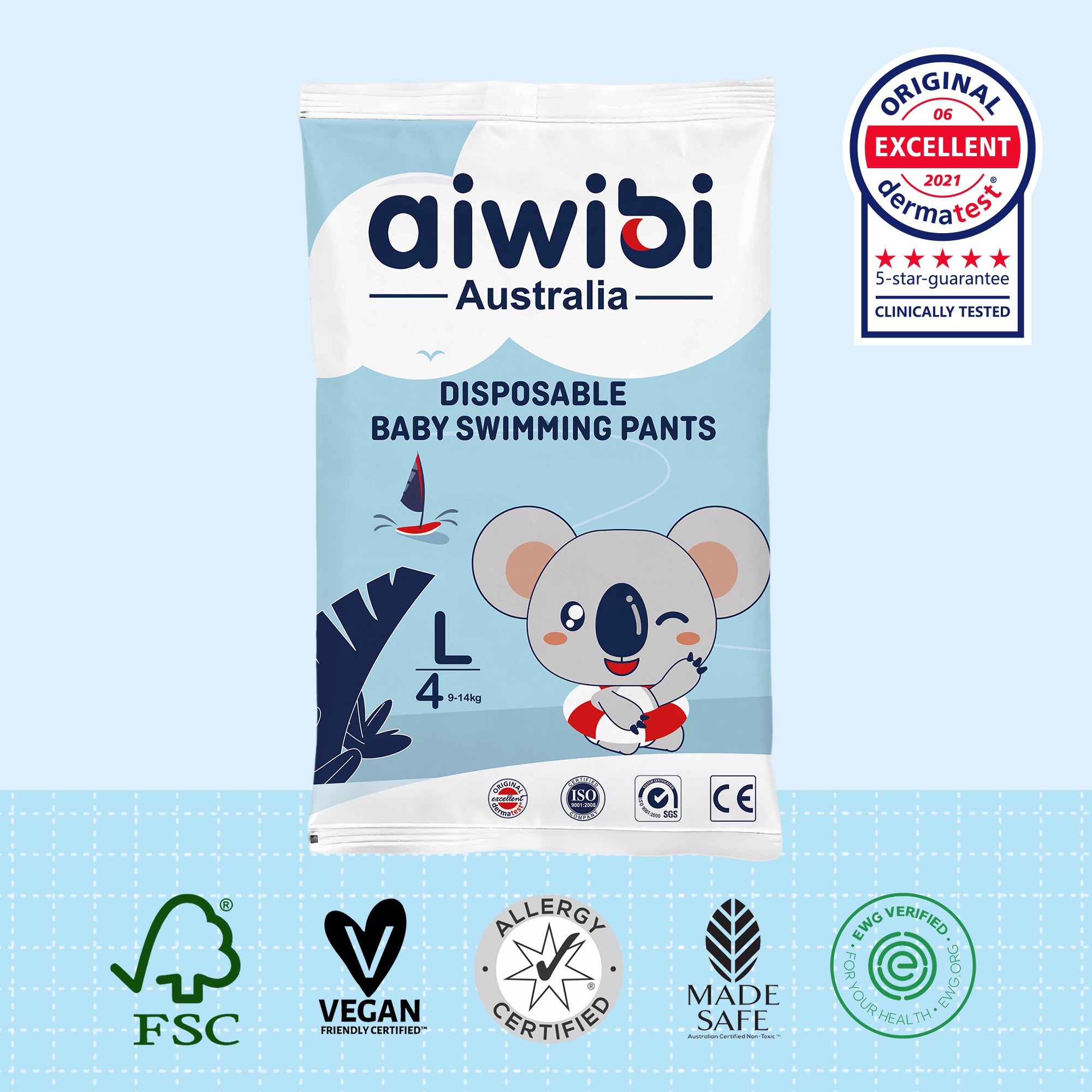 Pantalones de Natación Desechables para Bebés Talla(L)