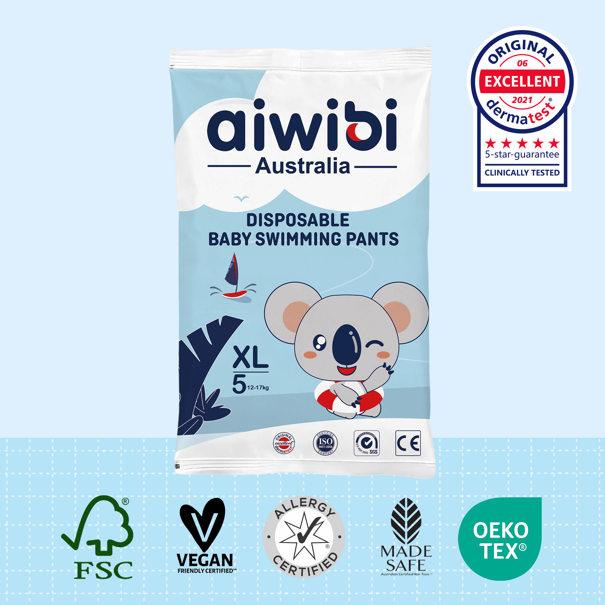 Pantalones de Natación Desechables para Bebés Talla(XL)