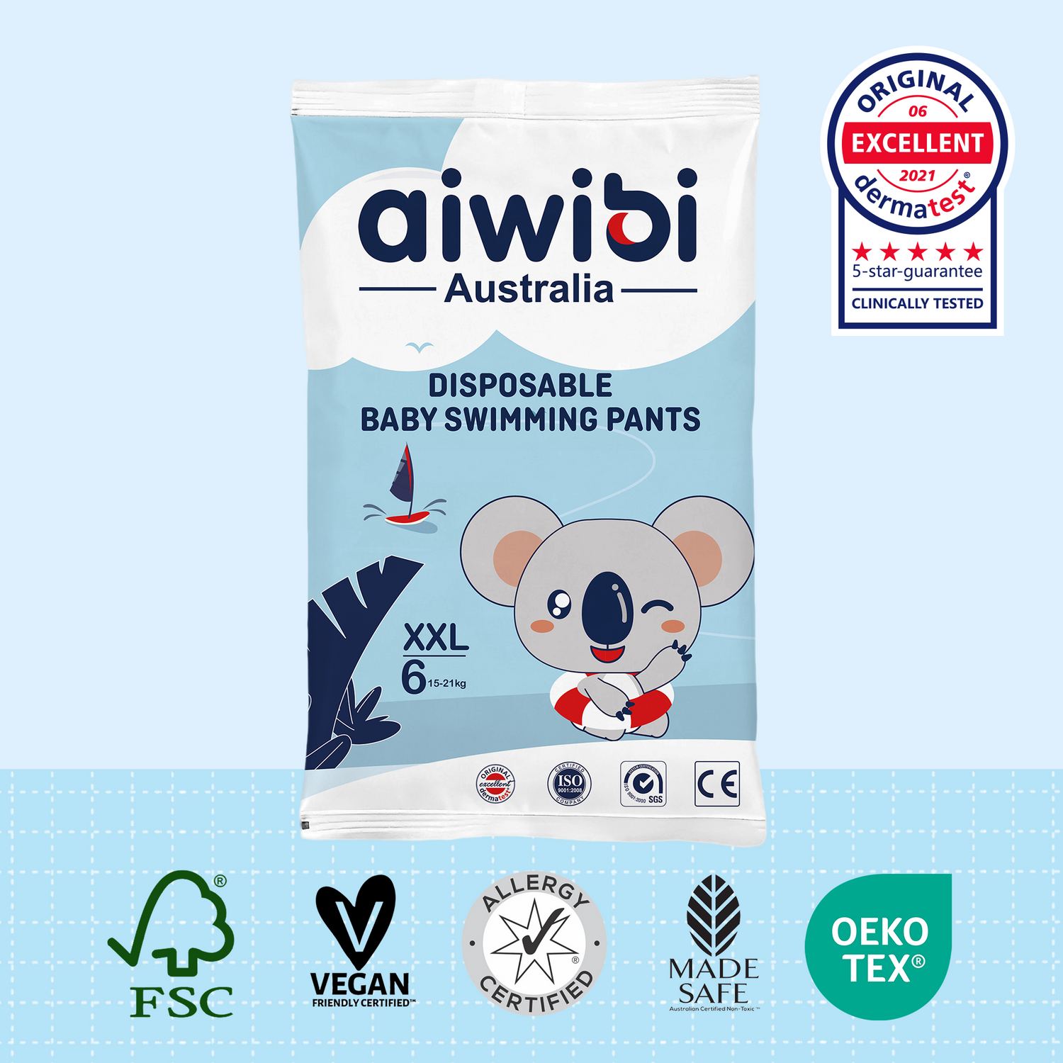 Pantalones de Natación Desechables para Bebés Talla(XXL)