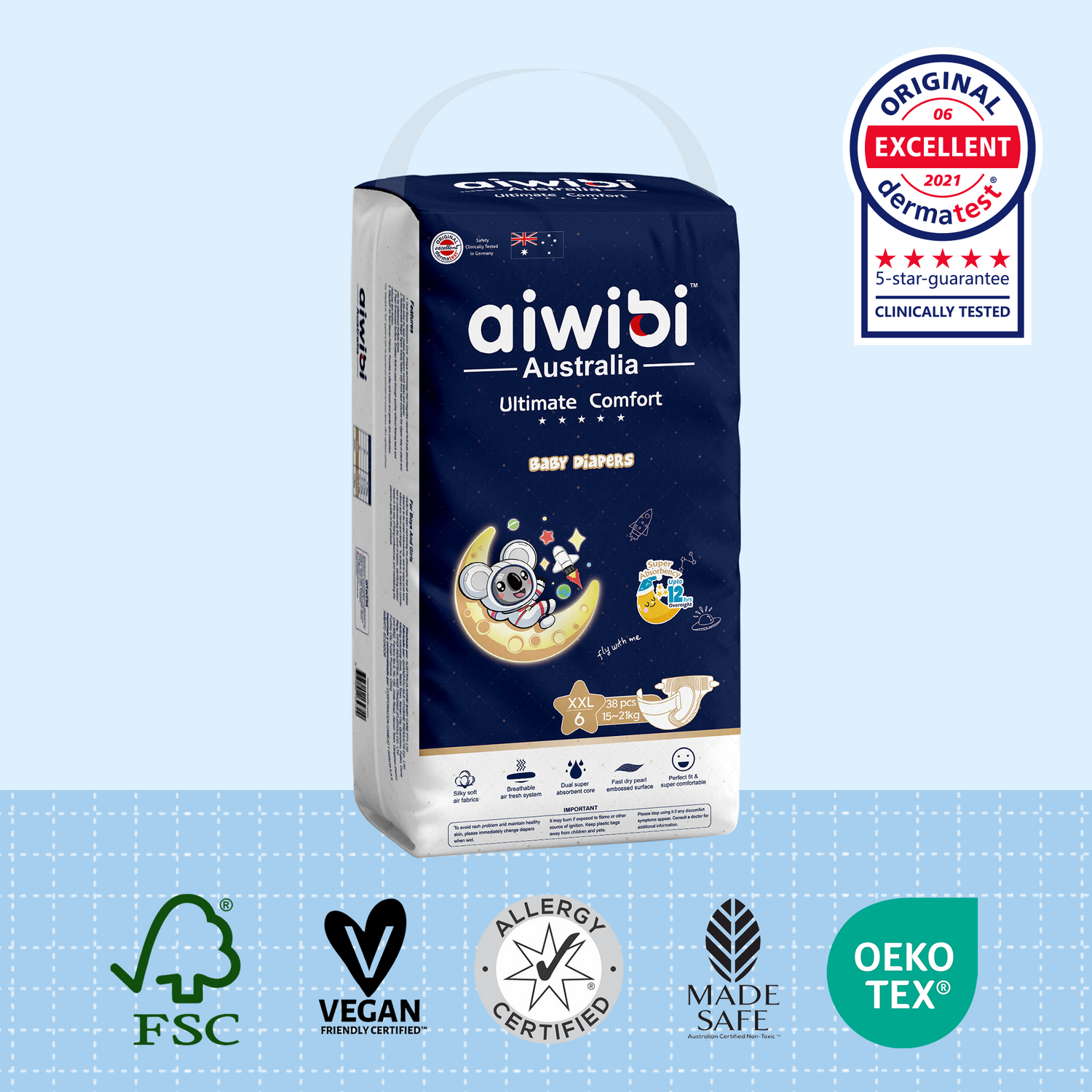 Pañales desechables para bebés Ultimate Comfort(XXL)